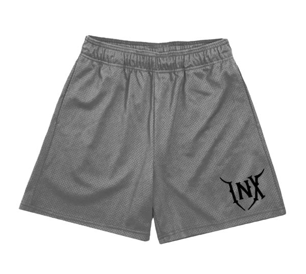 The Redemption Shorts – $10 Comeback Drop Charcoal Mesh Shorts